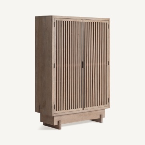 DULAP LIVING GABIA 195CM, DIN LEMN DE MANGO, DESIGN CONTEMPORAN, VICAL HOME - Img 3