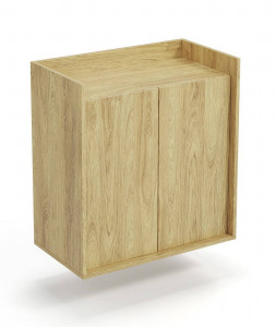 DULAP MODULAR MOBIUS 2D, NATUR, 83 CM, DIN PAL MELAMINAT, STIL MODERN