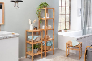 DULAP/ORGANIZATOR BAIE, SPA 145CM, DIN LEMN MASIV DE BAMBUS, ARTIM GROUP SELECTION - Img 7