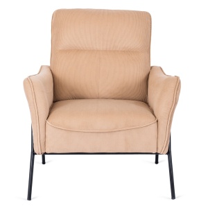 FOTOLIU, ARTIM MEBLE, REALIZAT DIN MATERIAL TEXTIL BEJ SI METAL, STIL MODERN - Img 2