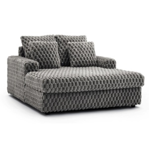 FOTOLIU CONFORTABIL, ARTIM MEBLE, REALIZAT DIN MATERIAL TEXTIL PLUS GRI SI LEMN, STIL MODERN - Img 10