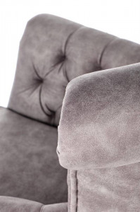 FOTOLIU CONFORTABIL ITALO GRI, STIL CHESTERFIELD, HALMAR