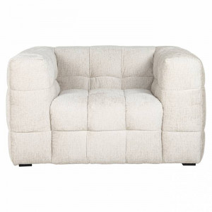 FOTOLIU CONFORTABIL MERROL, CREM, TAPITERIE CHENILLE SI PICIOARE DIN LEMN, STIL MODERN, RICHMOND INTERIORS - Img 2