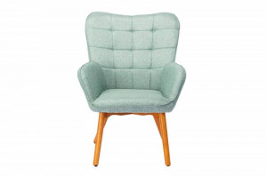 FOTOLIU CONFORTABIL SCANDINAVIA, DIN POLIESTER SI LEMN, VERDE LIME, COD 41426 - Img 2