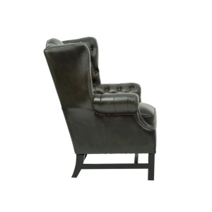 FOTOLIU DE LUX CHESTERFIELD KINGFIELDS, DIN PIELE NATURALA, CULOARE VERDE, ARTIM SELECTION - Img 2