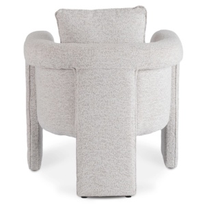 FOTOLIU DEOSEBIT, ARTIM MEBLE, REALIZAT DIN MATERIAL BOUCLE GRI SI METAL, STIL MODERN - Img 4