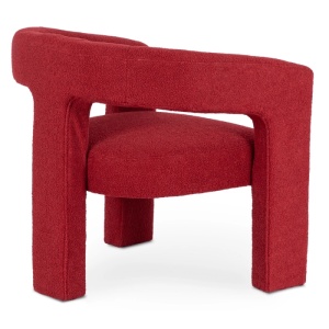 FOTOLIU DEOSEBIT, ARTIM MEBLE, REALIZAT DIN MATERIAL TEXTIL BOUCLE BURGUND, STIL MODERN - Img 3