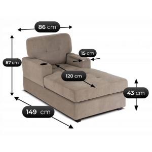 FOTOLIU DEOSEBIT, ARTIM MEBLE, REALIZAT DIN MATERIAL TEXTIL, DIVERSE NUANTE, STIL MODERN - Img 11