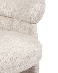FOTOLIU ELEGANT MADAME BEJ, CONFECTIONAT DIN TEXTIL CHENILLE SI METAL, STIL MODERN - Img 5