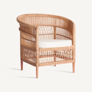 FOTOLIU ELNA 26567, MARO, CONFECTIONAT DIN BUMBAC, RATTAN SI SPUMA, STIL MODERN
