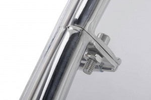FOTOLIU EXCLUSIVIST BUBBLE STAND 2, ALBASTRU/TRANSPARENT/CROM, DIN ACRIL SI CASMIR, STIL MODERN - Img 2