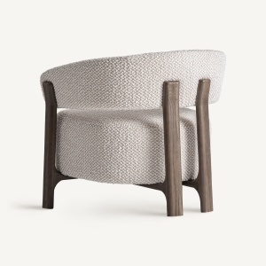FOTOLIU KELAN, REALIZAT DIN LEMN DE FRASIN SI TEXTIL, CULOARE BEJ/GRI, REALIZAT MANUAL, VICAL HOME - Img 4
