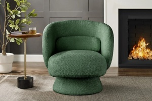 FOTOLIU ROTATIV, BOSSA NOVA, VERDE, MATERIAL BOUCLE, ARTIM GROUP SELECTION - Img 1