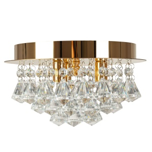 LAMPĂ DE CRISTAL APP1038-3CP GOLD - Img 2