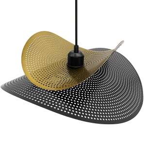Lampă de tavan APP1472-1CP black/old gold - Img 2