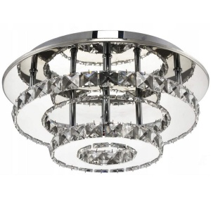 Lampă de tavan din cristal Plafond LED 20W rotund APP412-C