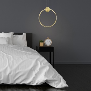 Lampă de tavan LED APP1399-CP GOLD 50cm - Img 2
