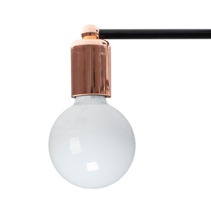 Lampa de tavan suspendată cvadruplă auriu roz 392200 - Img 2