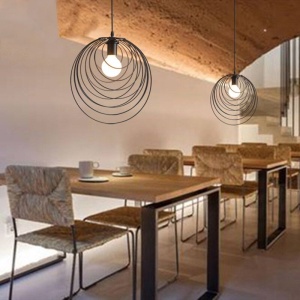 LAMPA GEOMETRIC NEGRU APP426-1CP - Img 4