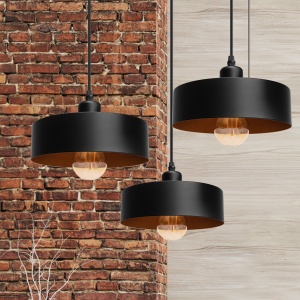 Lampă suspendată APP1334-3CP Black Gold - Img 2