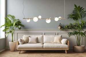 Lampă suspendată APP1664-6CP Gold - Img 2