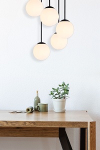 Lampă suspendată APP1816-5CPR BLACK - Img 3