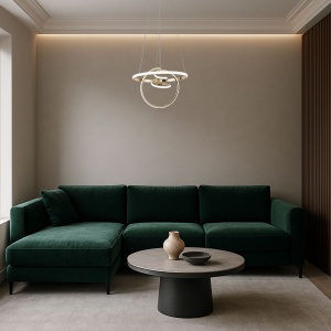 Lampă suspendată LED G066-CP Gold - Img 4