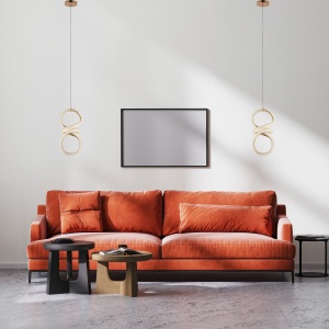 Lampă suspendată LED G070-CP Gold - Img 3