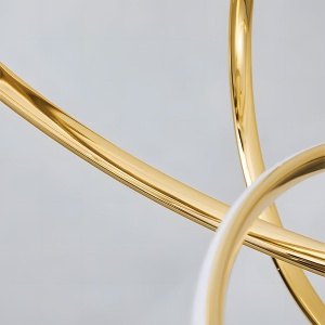 Lampă suspendată LED G082-3CPR Gold - Img 4