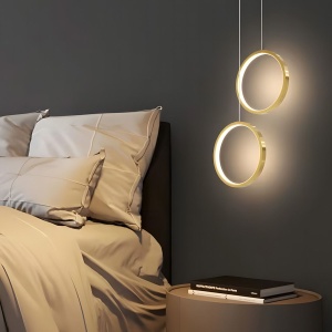 Lampă suspendată LED G112-CP Gold - Img 2