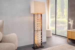 LAMPADAR DIN LEMN, 165CM, EUPHORIA, DIN LEMN SI ABAJUR TEXTIL, ARTIM GROUP SELECTION - Img 4