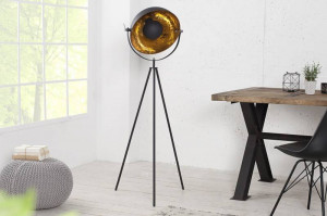 LAMPADAR STUDIO 145CM, NEGRU/AURIU - Img 2