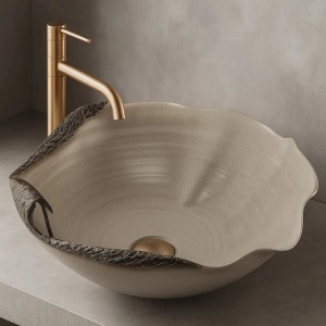 LAVOAR PE BLAT CERAMIC HM-22, HANMADE ART, CALITATE SUPERIOARA, REA - Img 2