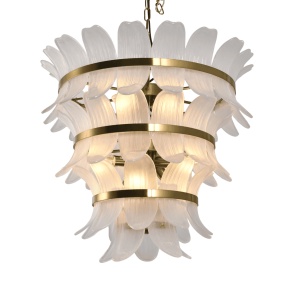 LUSTRA AMELINE 214481, CONFECTIONATA DIN METAL SI STICLA, ALAMA ANTICHIZATA, STIL MODERN - Img 2