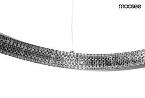 LUSTRA ANILLO 80, CROM/NEGRU, CONFECTIONATA DIN METAL SI ALUMINIU, STIL MODERN - Img 5