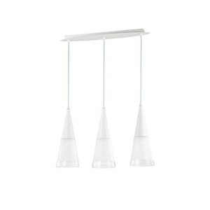 LUSTRA CONO SP3 BIANCO - IDEAL LUX