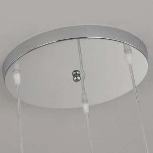 LUSTRA CRYSTAL SILVER APP510-3CPR, 12X13 cm, ARGINTIU, DIN METAL SI STICLA, STIL MODERN, TU - Img 4