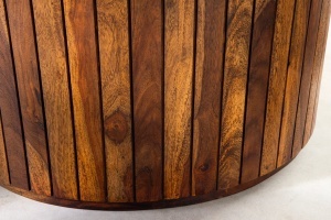 MASA DE DINING ROTUNDA, TRES CHIC 140CM, LEMN DE TRANDAFIR, ASPECT MARO, ARTIM GROUP SELECTION - Img 6