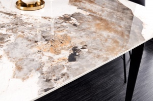 MASA DE SUFRAGERIE 160CM, METAL SI CERAMICA, ASPECT PIATRA NATURALA, ARTIM GROUP SELECTION - Img 5