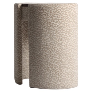 MASA DE TOALETA ROXENNE, DIN METAL, LEMN SI TEXTIL, DE CULOARE BEJ LEOPARD, DESIGN MODERN - Img 3