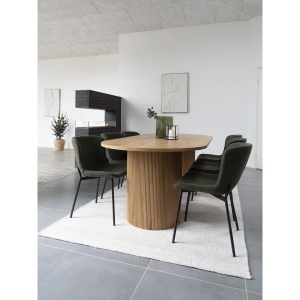 MASA DINING BOAVISTA 100x210x75 cm, REALIZATA DIN MDF, CULOARE NATURAL, HOUSE NORDIC - Img 4