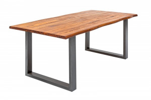 MASA DINING DIN LEMN MASIV 180CM, GENESIS COD 36760, DESIGN INDUSTRIAL - Img 5