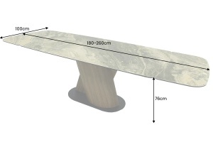 MASA DINING EXTENSIBILA, ELEMENTS 180/260CM, CADRU DIN FURNIR SI BLAT DIN CERAMICA, ARTIM GROUP SELECTION - Img 2