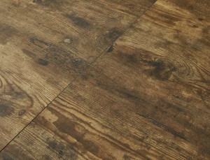 MASA DINING EXTENSIBILA GASTON, 100/135 CM, NUC/NEGRU, BLAT DIN MDF SI PICIOARE DIN METAL, STIL MODERN - Img 5