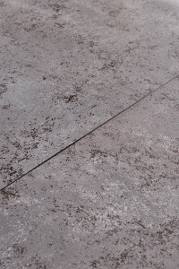 MASA DINING EXTENSIBILA MARTIN, GRI INCHIS/NEGRU, 160/200 CM, BLAT DIN STICLA, MDF SI PICIOR DIN METAL, STIL MODERN - Img 7