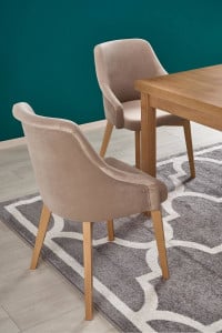 MASA DINING EXTENSIBILA STIL TIAGO 2, STEJAR CRAFT, 140/220 CM, BLAT DIN MDF SI PICIOARE DIN MDF LAMINAT, STIL CLASIC - Img 4