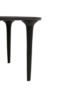 MASA DINING LAMINAR 120, NEAGRA, CONFECTIONATA DIN LEMN MASIV DE MANGO, STIL MODERN - Img 4