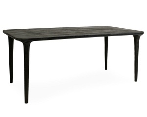 MASA DINING LAMINAR 200 NEGRU, CONFECTIONATA DIN LEMN MASIV DE MANGO, STIL MODERN - Img 3
