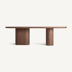 MASA DINING/LIVING ACIERA, 247CM, MARO, FURNIR SI MDF NUC, STIL MODERN, VICAL HOME - Img 2