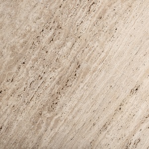 MASA DINING/LIVING VARZI 130CM, BEJ/MARO, CONFECTIONATA DIN TRAVERTIN SI MDF NUC, STIL MODERN, VICAL HOME - Img 5